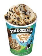 Glace crème "Caramel brownie party" pot 465ML Ben & Jerry's | Grossiste alimentaire | Multifood