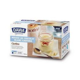 Poudre pour mousse chocolat blanc boîte 2,56KG DAWA | Grossiste alimentaire | Multifood