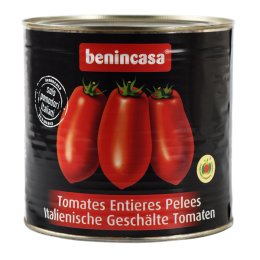 Tomates pelées boîte 3KG Benincasa | Grossiste alimentaire | Multifood