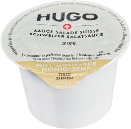Dressing miel moutarde colis 30ML x 27coupelles Hugo | Grossiste alimentaire | Multifood
