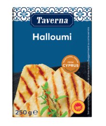 Halloumi DOP chypre boîte 250G Taverna | Grossiste alimentaire | Multifood