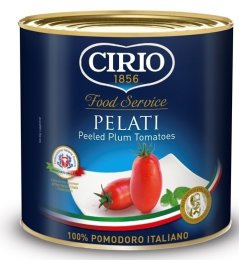 Tomates pelées boite 2,5KG Cirio | Grossiste alimentaire | Multifood