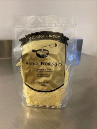 Mélange fondue sachet 220G Vieux Fromage | Grossiste alimentaire | Multifood