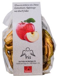 Pommes séchées du Valais paquet 75G Iris | Grossiste alimentaire | Multifood