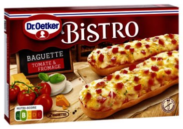 Baguette tomate fromage colis 250Gx10 Dr.Oetker | Grossiste alimentaire | Multifood