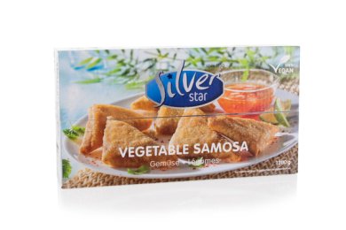 Samosa aux légumes végétalien avec arôme de curry boîte 1,2KG Silver Star | Grossiste alimentaire | Multifood