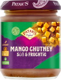 Chutney mangue doux bocal 210G Patak's | Grossiste alimentaire | Multifood