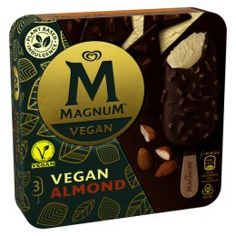 Glace amande "Almond" vegan boîte 90MLx3 Magnum | Grossiste alimentaire | Multifood