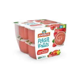 Compote pomme fraise 100G Andros | Grossiste alimentaire | Multifood
