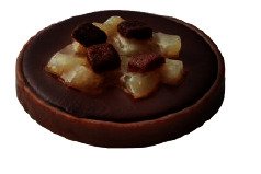 Tartelette passion poire chocolat 79MMx16MM colis (65Gx27) La Rose Noire | Multifood