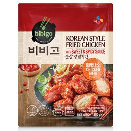 Poulet frit coréen doux et épicé sac 350G Bibigo | Grossiste alimentaire | Multifood