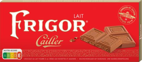Chocolat Frigor lait colis 100Gx14 Cailler | Grossiste alimentaire | Multifood