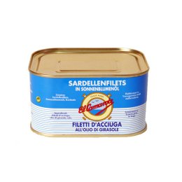 Filets d'anchois huile de tournesol boite 600Gx12 El Camarote | Grossiste alimentaire | Multifood